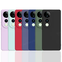 Vivo V40 5G Funda Silicona Líquida - Carcasa Suave TPU