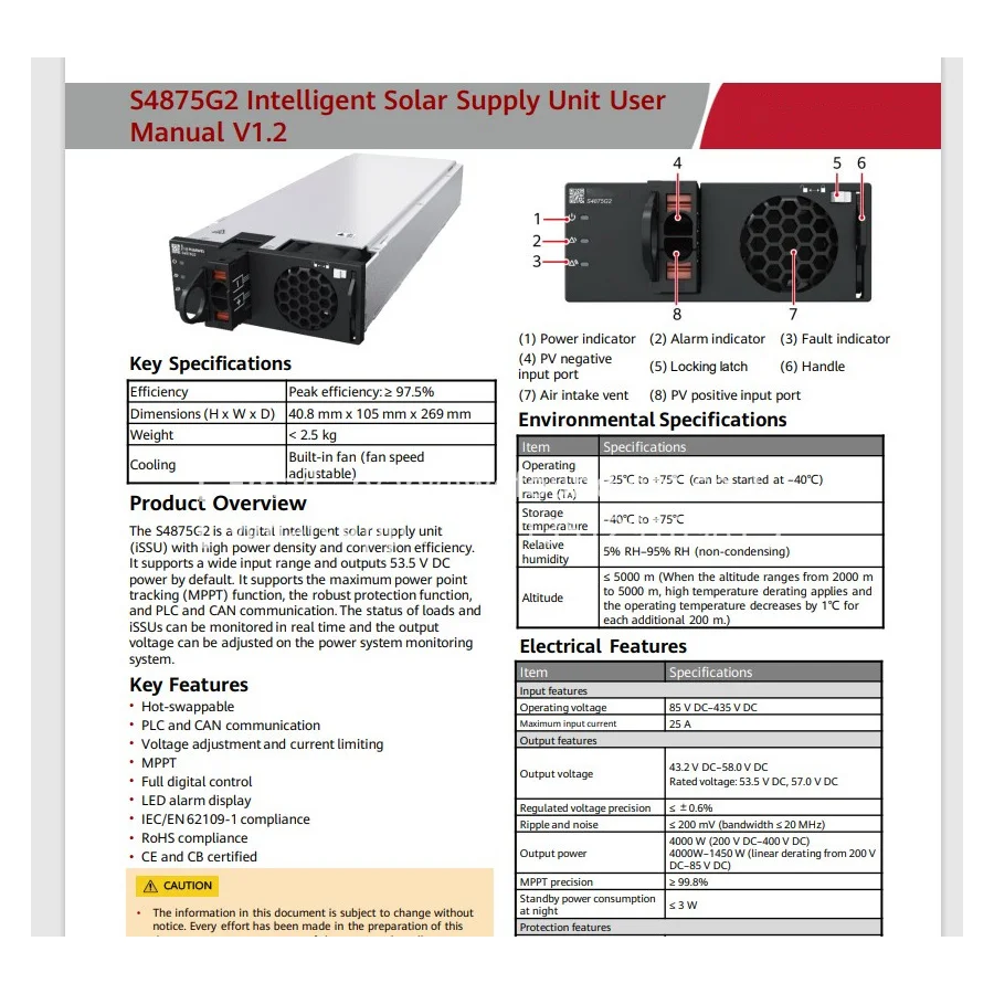 S4875G2 Unidad de suministro solar inteligente 4000W - imagen 5