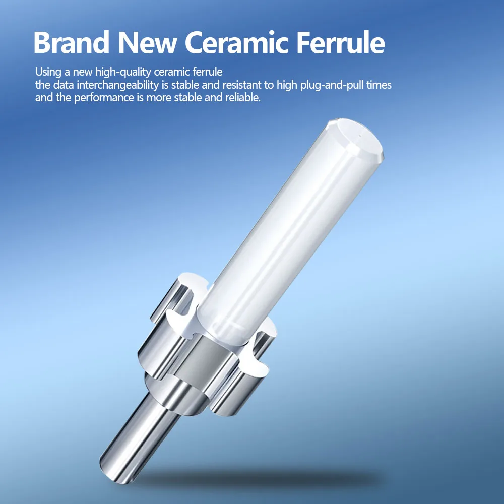 HOOLNX OM3 LC a LC UPC Cable de conexión de fibra óptica multimodo dúplex MMF 50/125μm 10Gbps curva insensible 2,0mm Cable de fibra óptica - imagen 2