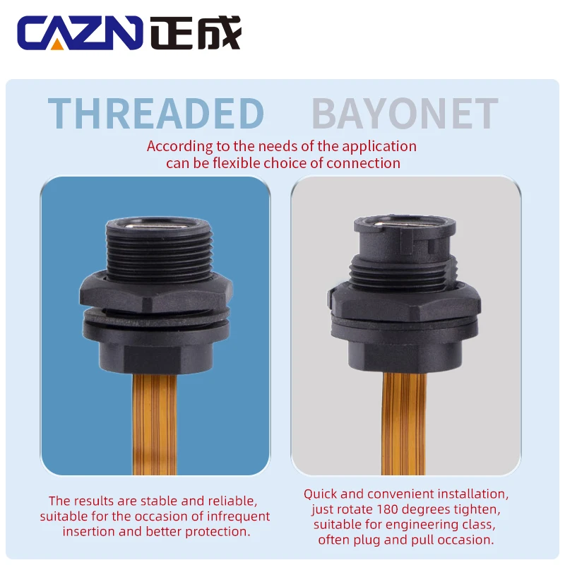 Impermeable tipo C roscado macho a macho 20 Gbit/s enchufe recto versión 3,0, 3,2, 0,5 m, 1 m, 2 m - imagen 5