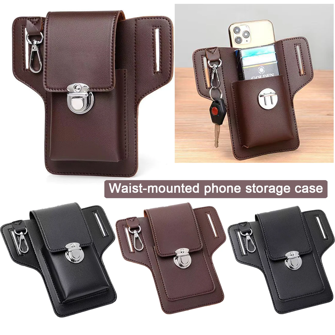 Bolsa grande para teléfono móvil, riñonera seca para paseos en bote, navegación, natación al aire libre, cinturón para correr en agua - imagen 2