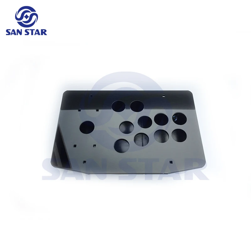 Panel de acrílico con 10 botones, caja de Joystick para juegos de Arcade, juegos de controlador de Hitbox, parte - imagen 5