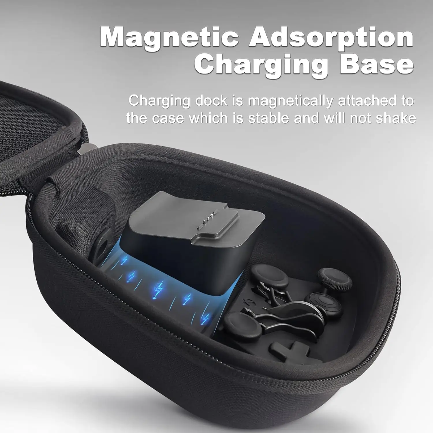Paquete completo de componentes para Xbox Elite Controller Series 2, funda de transporte, soporte de cargador tipo C, paletas de botón de Metal - imagen 5