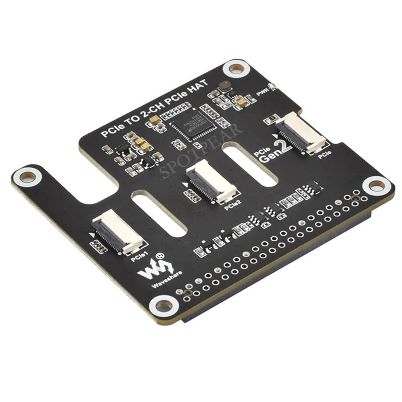 Raspberry Pi 5 PCIe a 2 canales PCIe FFC Dual PCIe HAT Board Pi5 Doble - imagen 3