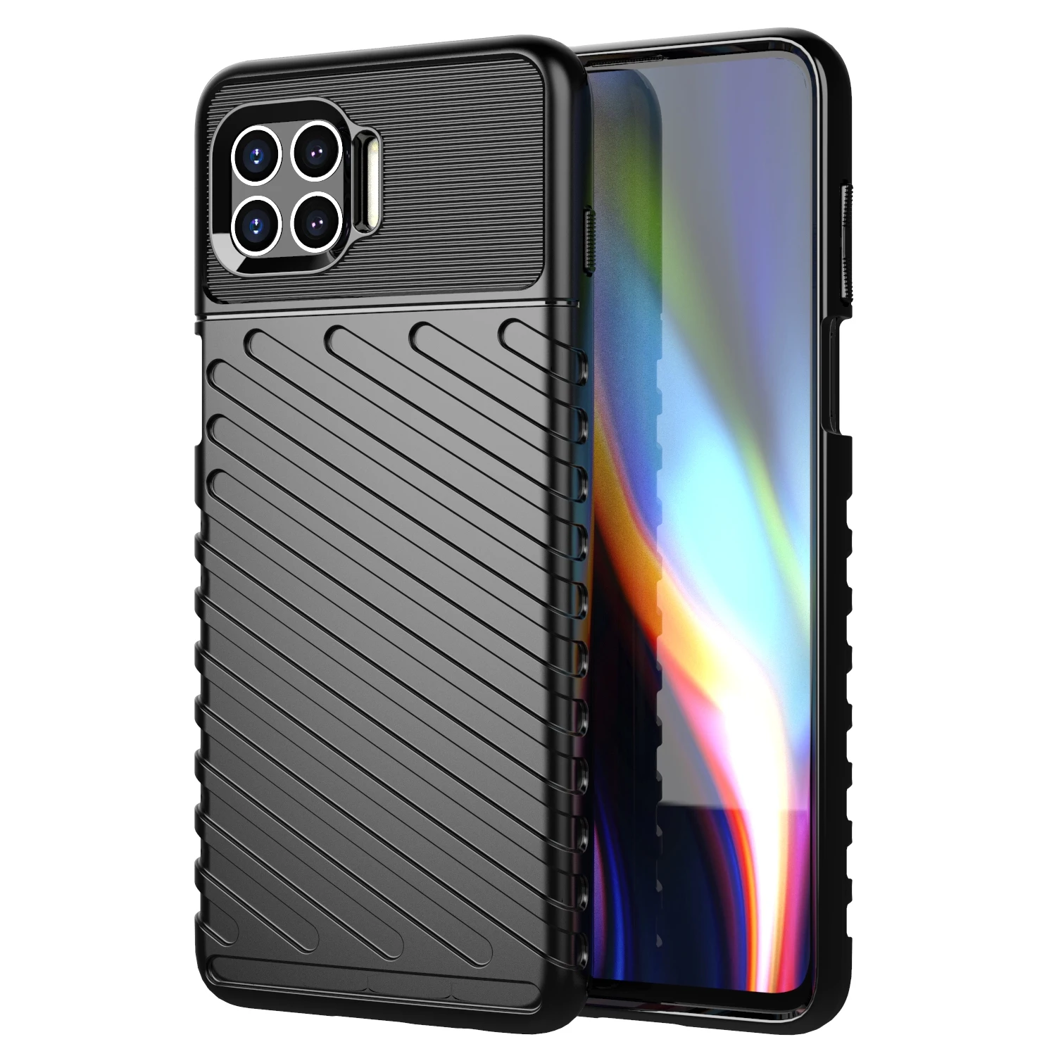 Funda de teléfono de silicona de lujo a prueba de golpes para Moto G 5G Plus/One 5G/One 5G UW - Funda protectora de TPU suave - imagen 4