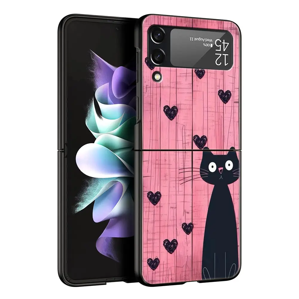 Una funda de teléfono Loving Printout para Samsung Galaxy Z Flip3 Flip4 Flip5, carcasa para Z Flip 3 4 5 6 7, funda trasera plegable dura - imagen 4