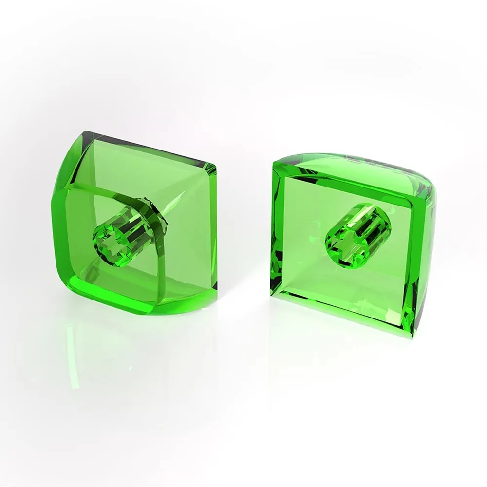 XDA Keycaps Teclado mecánico 1U 1x tapas de bola en blanco personalizado Gamer teclas de cristal transparente interruptores Mx perfil XDA - imagen 4