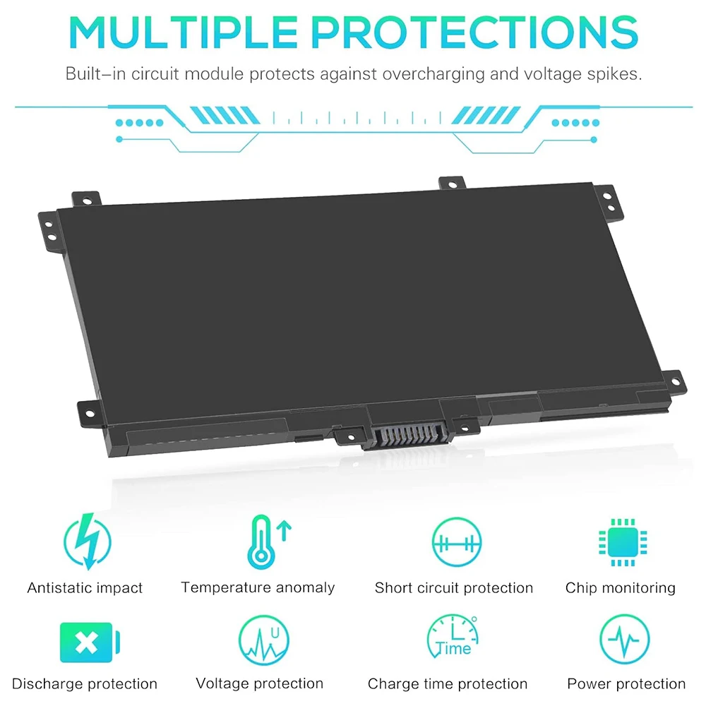 LK03XL Reemplazo de batería para HP Envy X360 Convertible 15m-cn0012dx 15m-cn0011dx 15m-bp112dx 15m-bq121dx 15m-bp111dx 15m-cn0xxx 17m-ae0xx 17-ae1xx 17-bw0013dx 916814-855 916368-421 - imagen 5