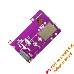 Raspberry Pi 5 Adaptador PCIe a M.2 NVMe SSD