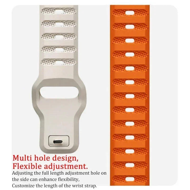 Correa deportiva de silicona de 22mm para OnePlus Watch 3 2 2R OPPO Watch X 4 Pro/OnePlus, correa deportiva de 46mm para Realme Watch 3 2 S2 - imagen 2