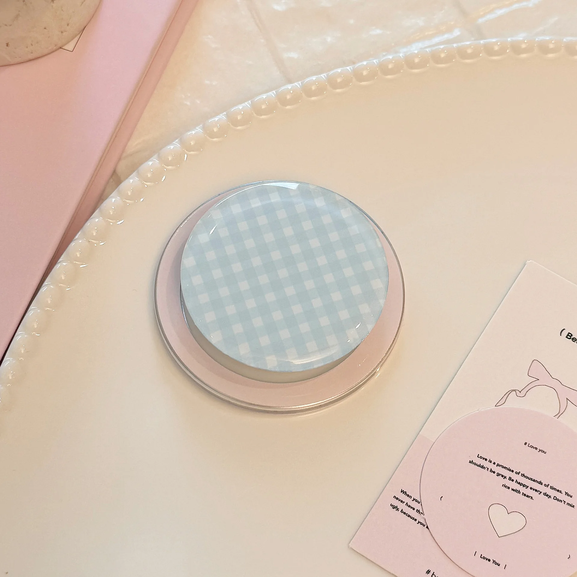 Soporte magnético de agarre de teléfono Tringham para iPhone 16 15 14 13 12 lindo Pastel MagSafe Pop Socket Style Holder para niñas adolescentes - imagen 4