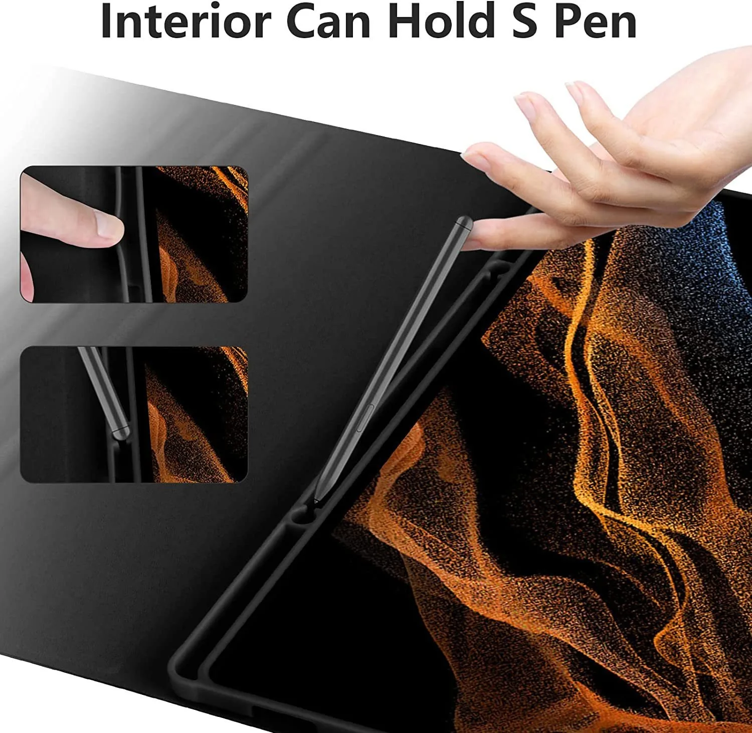 Funda para Samsung Galaxy Tab S9 Ultra de 14,6 pulgadas, funda con teclado Bluetooth para Samsung Tab S10 Ultra de 14,6 pulgadas 2024 - imagen 3