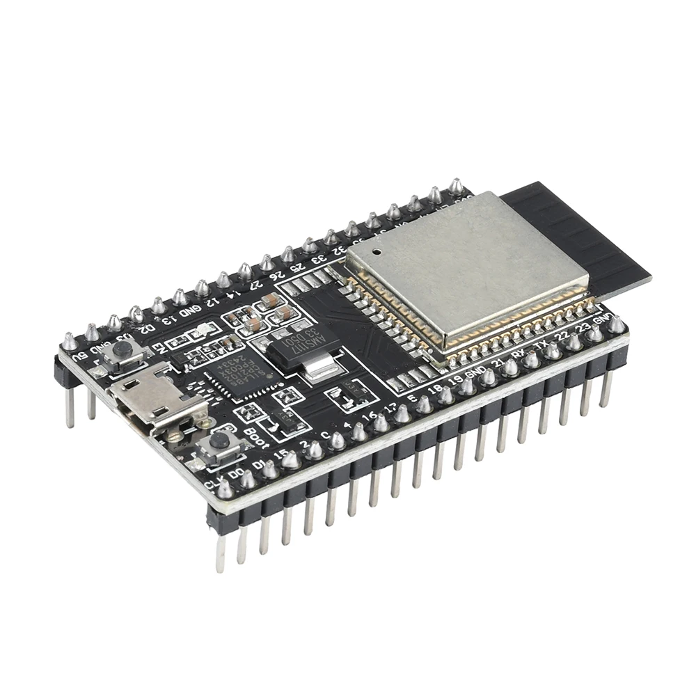 ESP32-DevKitC-32E Módulo de placa de desarrollo Wi-Fi BT 4Mb CP2102 CH340 Chip controlador interfaz Micro USB soldadura de 38 pines - imagen 4