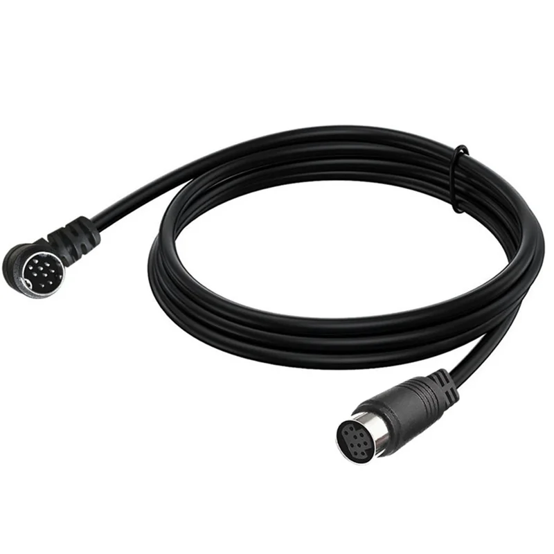 Cable adaptador de extensión Mini DIN de 90 grados, 9 pines, macho a hembra, Mini Din, 9 núcleos, Cable de Audio/Video, decodificador de vídeo - imagen 2
