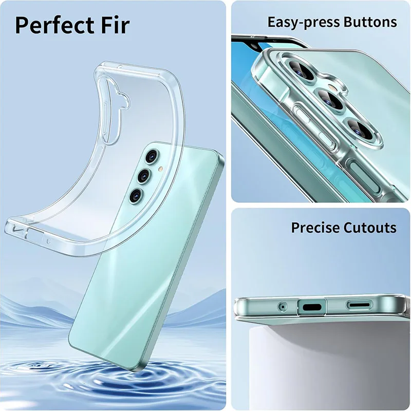 Funda blanda de silicona transparente para Samsung Galaxy A17 A07 4G 5G A 17 07 2025, funda trasera transparente ultrafina a prueba de golpes - imagen 4