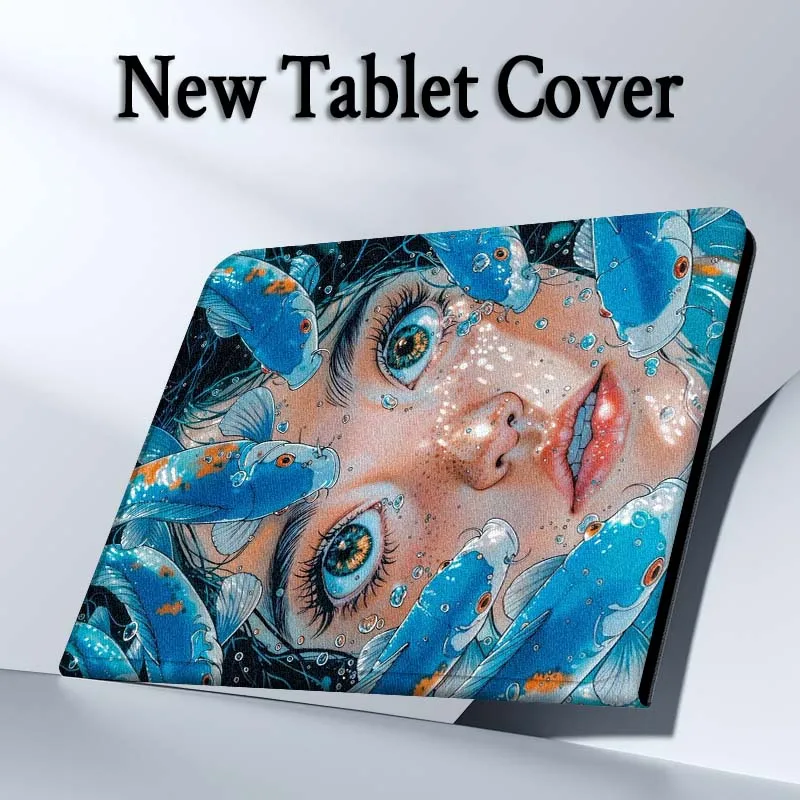 Balena chica arte Popular para Xiaoxin Lenovo Pad Tab K10 K11 M10 P12 P11 Pro GT Gen2 Plus Legion Y700 Y900 12,1 funda para tableta - imagen 3