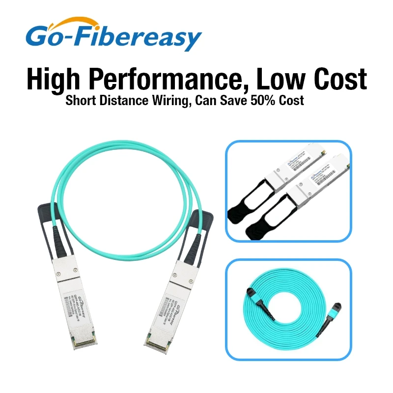 Cable QSFP 40G AOC 1m,2m ~ 100m QSFP + a QSFP + Cable óptico activo 40Gb Cable de fibra InfiniBand para Cisco,Mikrotik Switch/tarjeta NIC - imagen 3