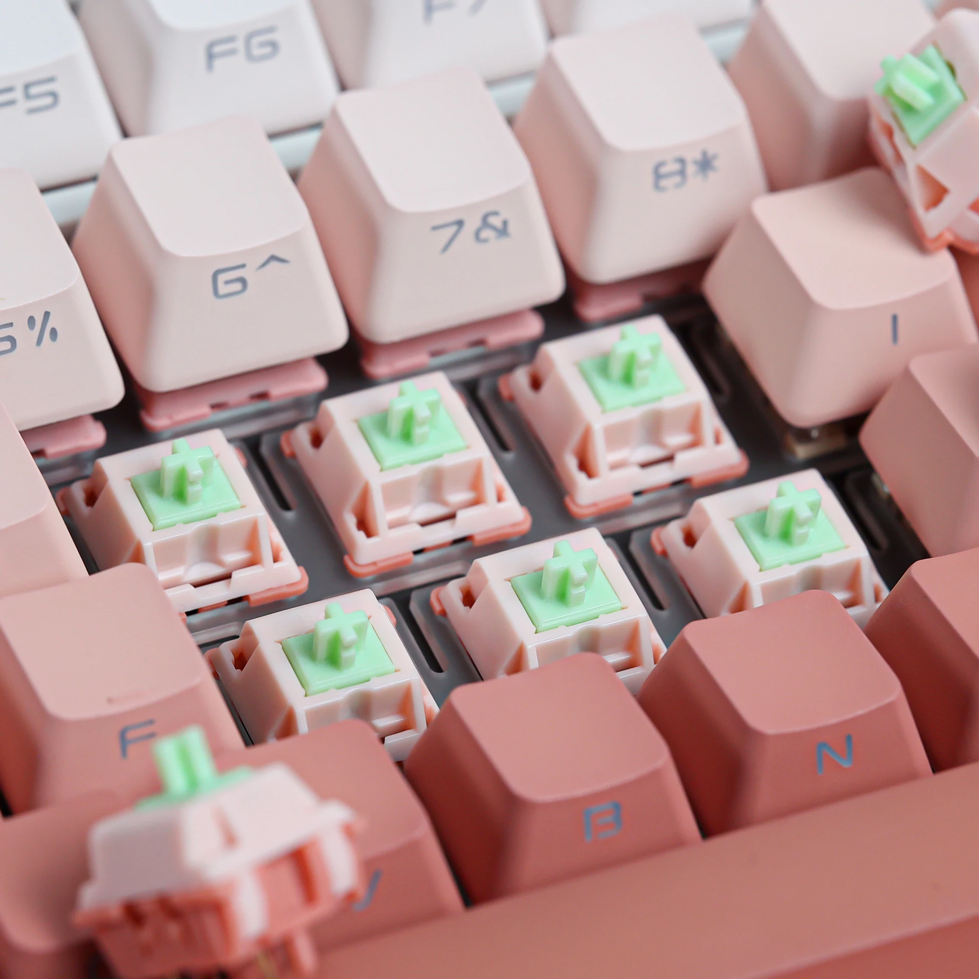 Aniya-interruptor lineal para teclado mecánico, dispositivo de 5 pines, sonido HIFI, intercambio en caliente, 45g, 28g, personalizado, POM - imagen 5