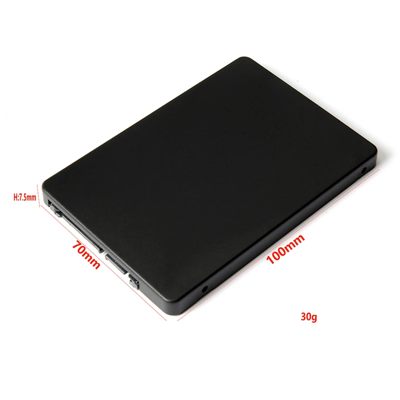 Carcasa de mSATA a SATA 3,0, carcasa de SSD externa mSATA, Mini SSD a tarjeta adaptadora de convertidor SATA3 de 2,5 pulgadas de 22 pines para Windows Linux Mac OS - imagen 2