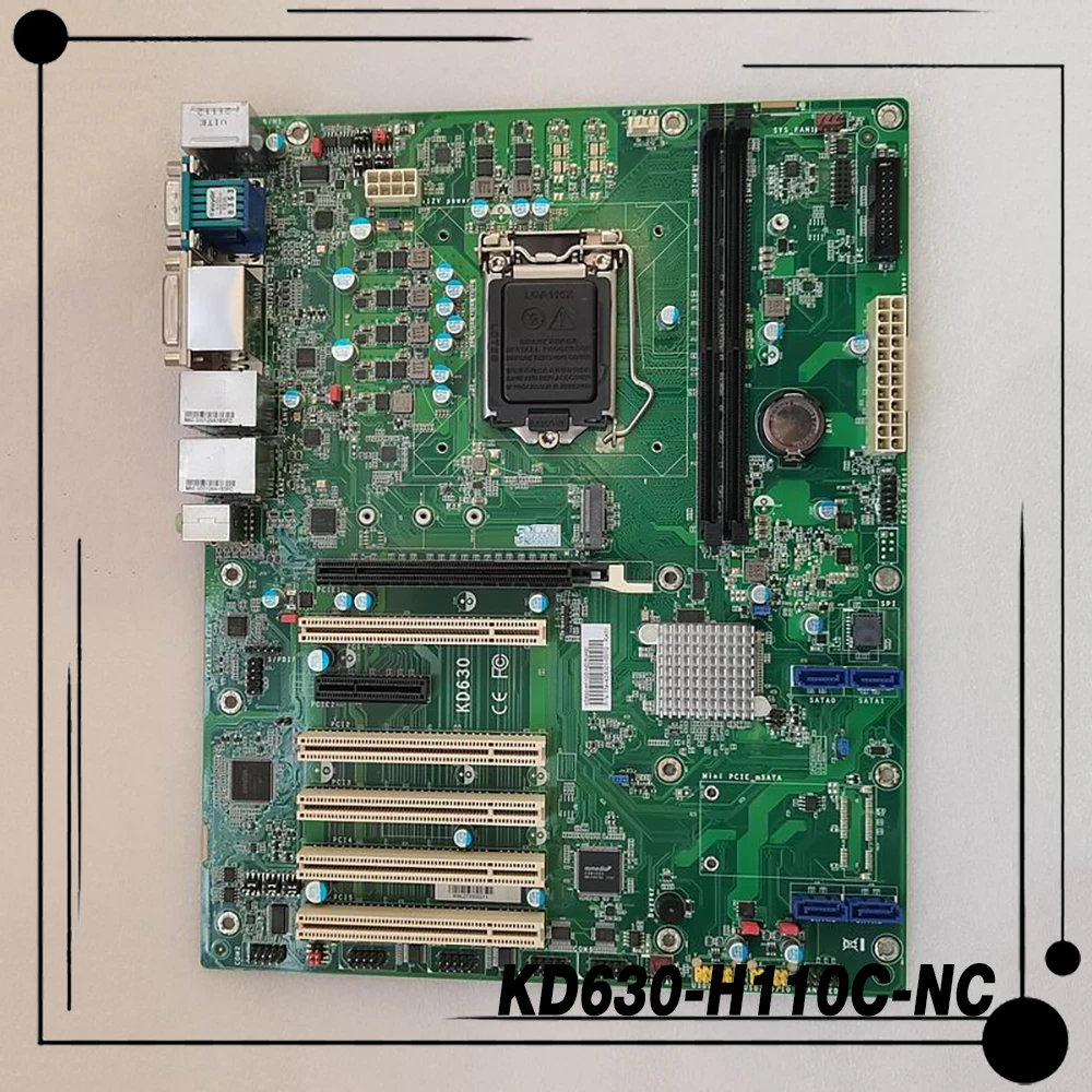 Placa base de computadora industrial KD630 Placa base de equipo LGA1151 KD630-H110C-NC - imagen 2