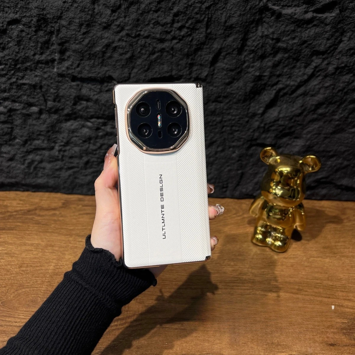 Para HUAWEI Mate X6 Funda de lujo plegable pantalla de cuero mate Funda agradable a la piel para Huawei Mate X 6 Funda de parachoques a prueba de golpes