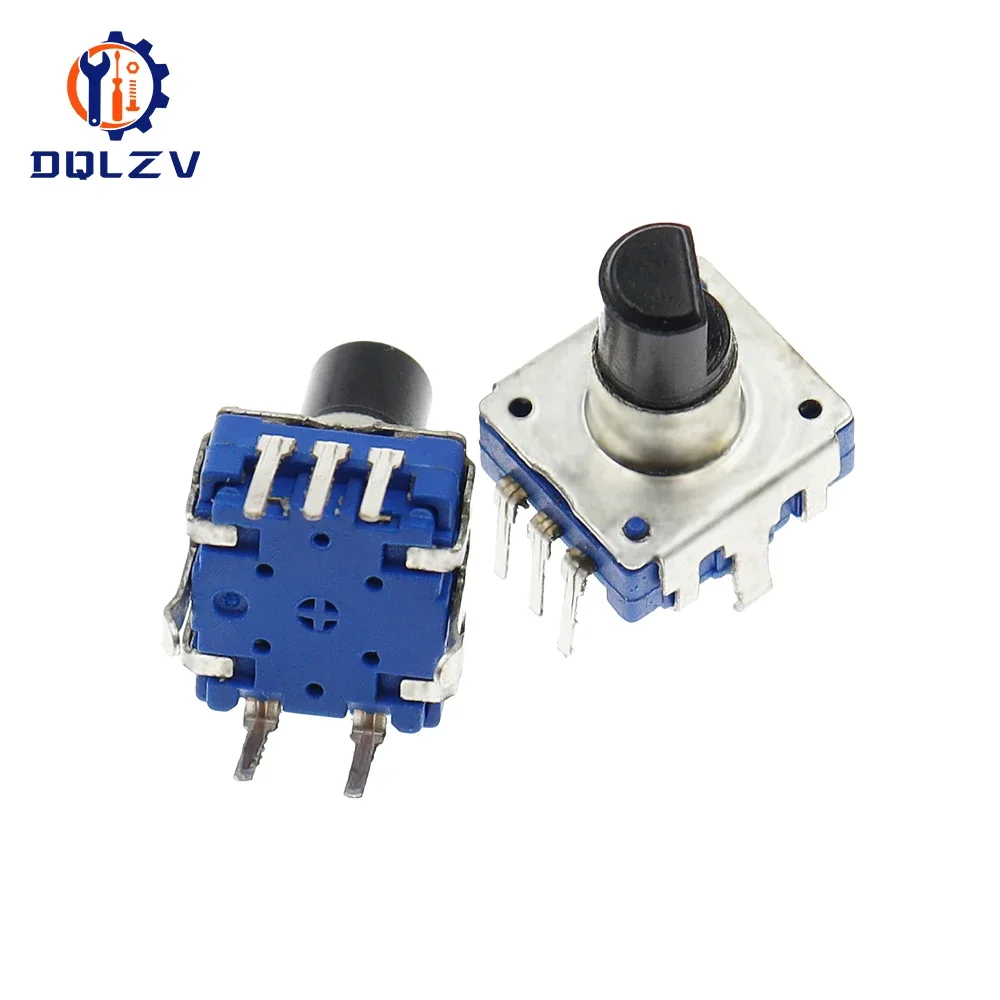Codificador de Audio para coche EC12 con interruptor, 24 posiciones, rotación de 360 grados, longitud del eje, potenciómetro Digital de 12MM, 5 pines - imagen 4