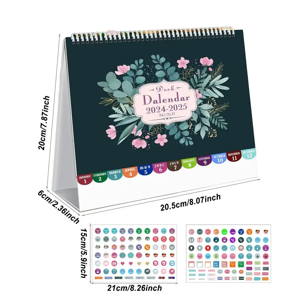 Un calendario con un diseño floral y las palabras dalendar en él