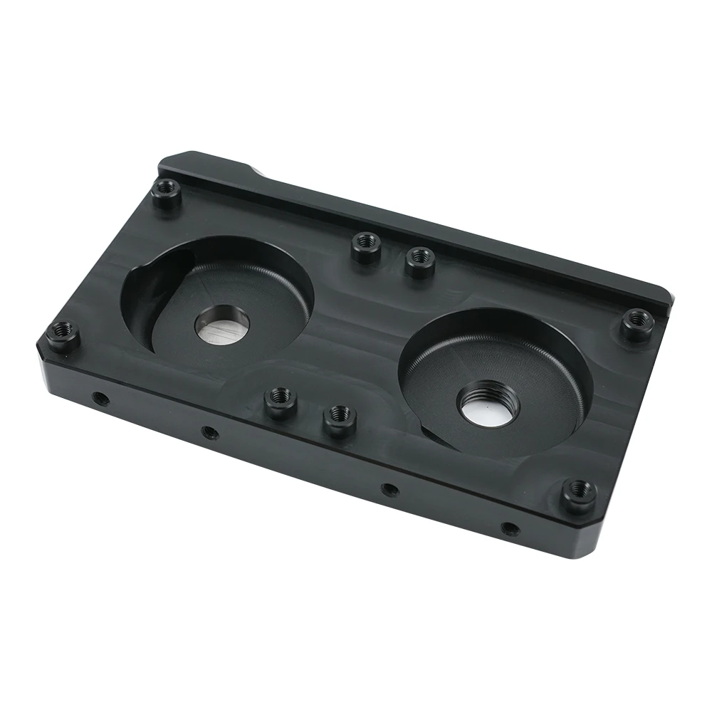 IceManCooler cubierta modificada de actualización de cadena de la serie de bomba doble DDC, cubierta superior de POM de reinstalación de bomba doble J, soporte DDC, bomba QX5 - imagen 4