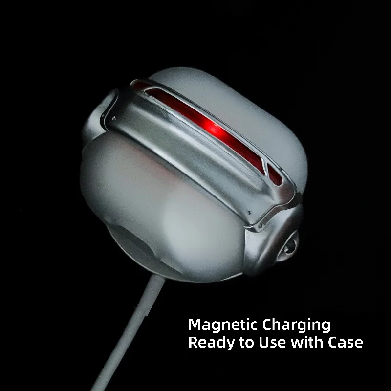 Funda para auriculares Cyclops con estampado 3D de resina personalizada TPU, funda protectora suave para auriculares, funda para auriculares para AirPods Pro1/2 AirPods4 - imagen 2