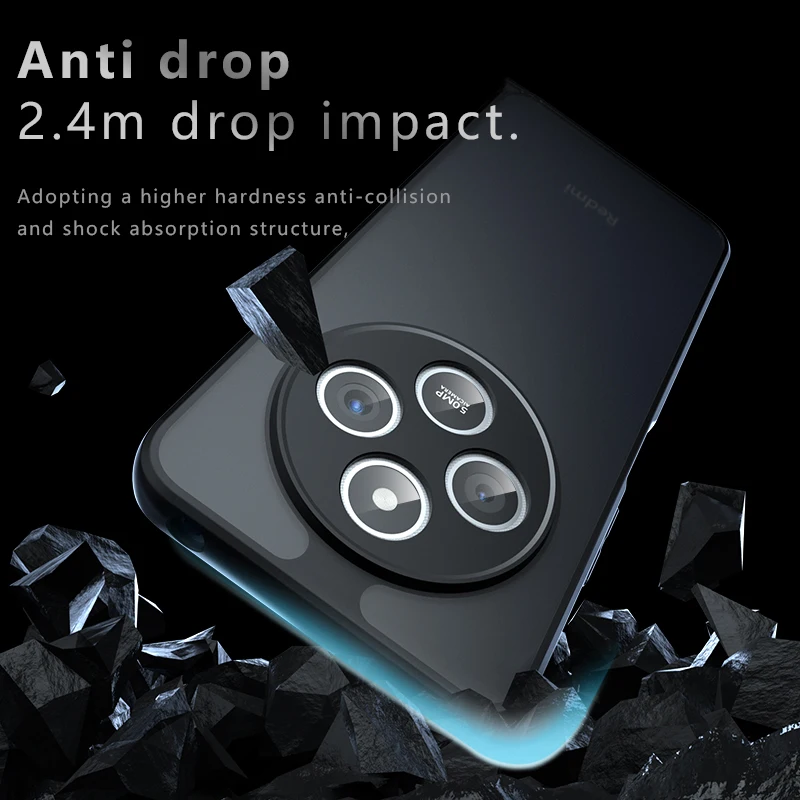 Funda de sensación esmerilada para Xiaomi POCO C75, funda protectora de silicona mate de TPU, funda de teléfono POCO C75, funda de POCO C75 - imagen 3