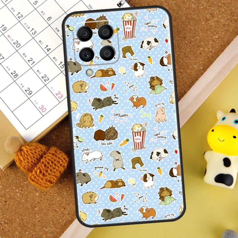 Funda bonita de conejillo de indias de dibujos animados para Samsung Galaxy M15 M35 M55 M33 M21 M31 M16 M36 M56 M53 M13 M12 M32 M52 M14 M34 M54 - imagen 4