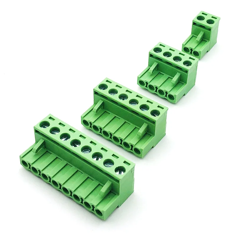 10 Uds 2EDGK 5,08mm bloque de terminales 5,08 conector PCB enchufable 2EDG PCB 2PIN/3P/4P/5P/6P/7P/8P/9P/10P