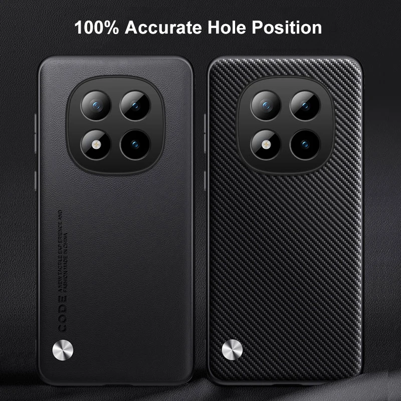 Funda de cuero PU de lujo para Xiaomi Redmi Note 15 5G, funda trasera de silicona a prueba de golpes, funda de teléfono de protección completa para Redmi Note15 5G - imagen 3