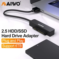 MAIWO Adaptador USB 3.0 a SATA para discos duros y SSD
