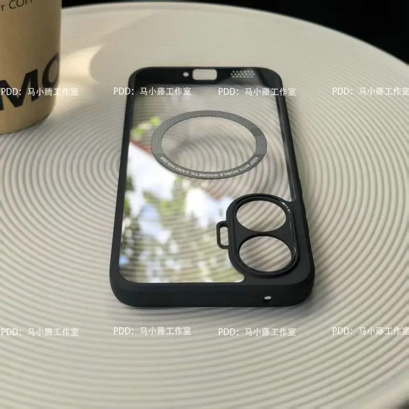 Funda para POCO F7 X7 F6 Pro F7Ultra esmerilado mate PC TPU cubierta magnética transparente para Xiaomi POCO X7Pro F7 Ultra parachoques - imagen 2