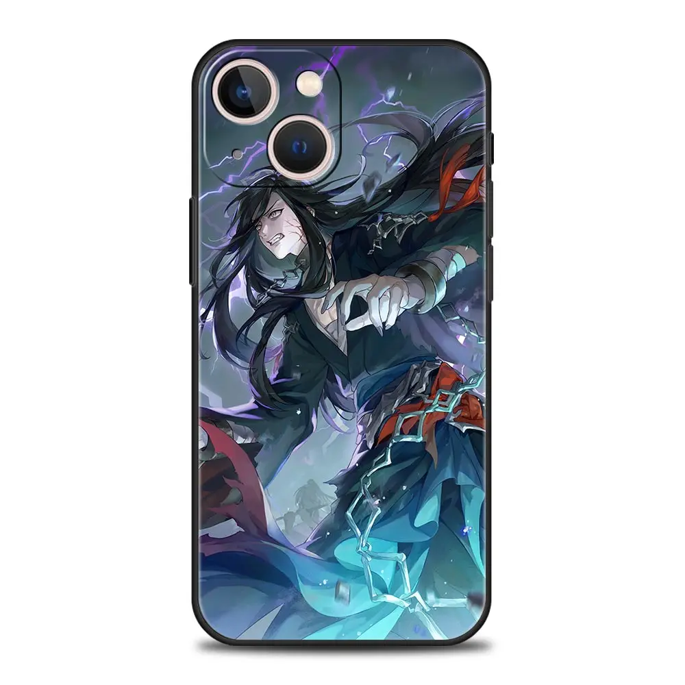 MDZS Anime Mo Dao Zu Shi Wei Wuxian funda de teléfono suave de lujo para iPhone 13 15 14 12 11 Pro MAX XR X SE XS 7 8 Plus cubierta completa - imagen 3