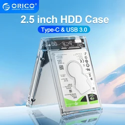 ORICO Carcasa HDD 2,5″ USB 3.0 SATA Externa Transparente