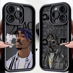 Funda para iPhone de Tupac Shakur en TPU flexible