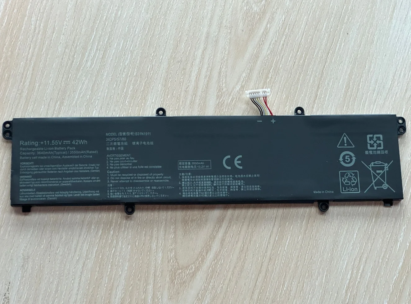 B31N1911 batería del ordenador portátil para ASUS VivoBook Flip 14 M413 M413DA TM420IA K413 X413 X421EA F413 Notebook X421DA X X413FF C31N1911 - imagen 4