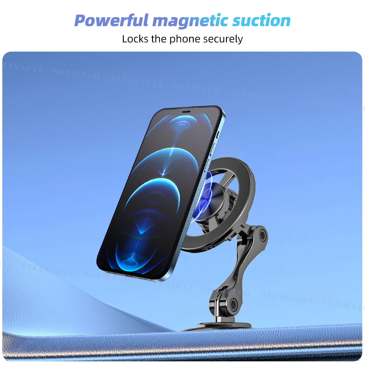 McGiLLon Magsafe-soporte magnético de Metal para teléfono de coche, giratorio de 360 °, plegable, con imán para ventilación de aire, GPS, para todos los teléfonos - imagen 4