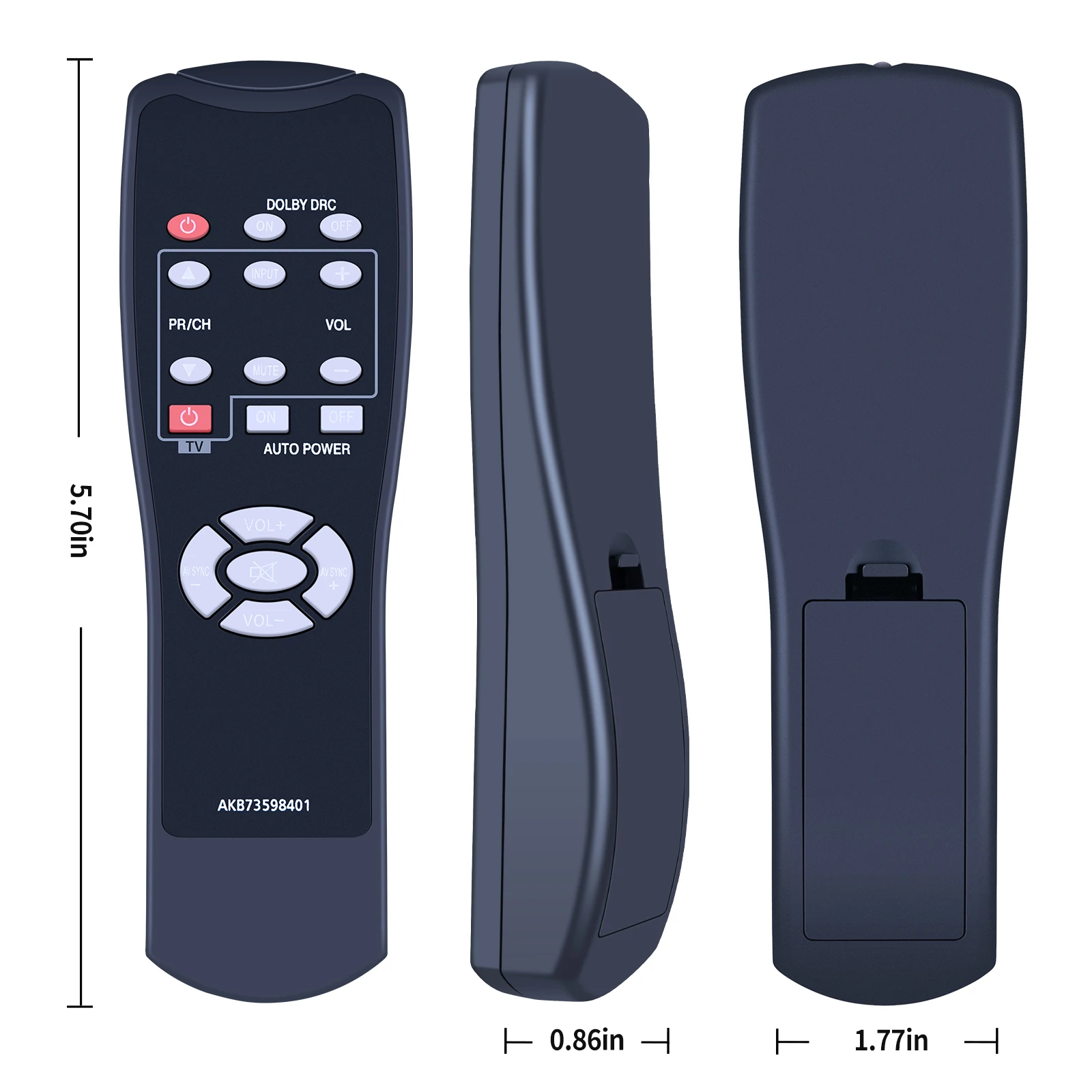 Control remoto para barra de sonido NB2020A NB2022A NB2030A sistema de Audio AKB73598401 - imagen 5