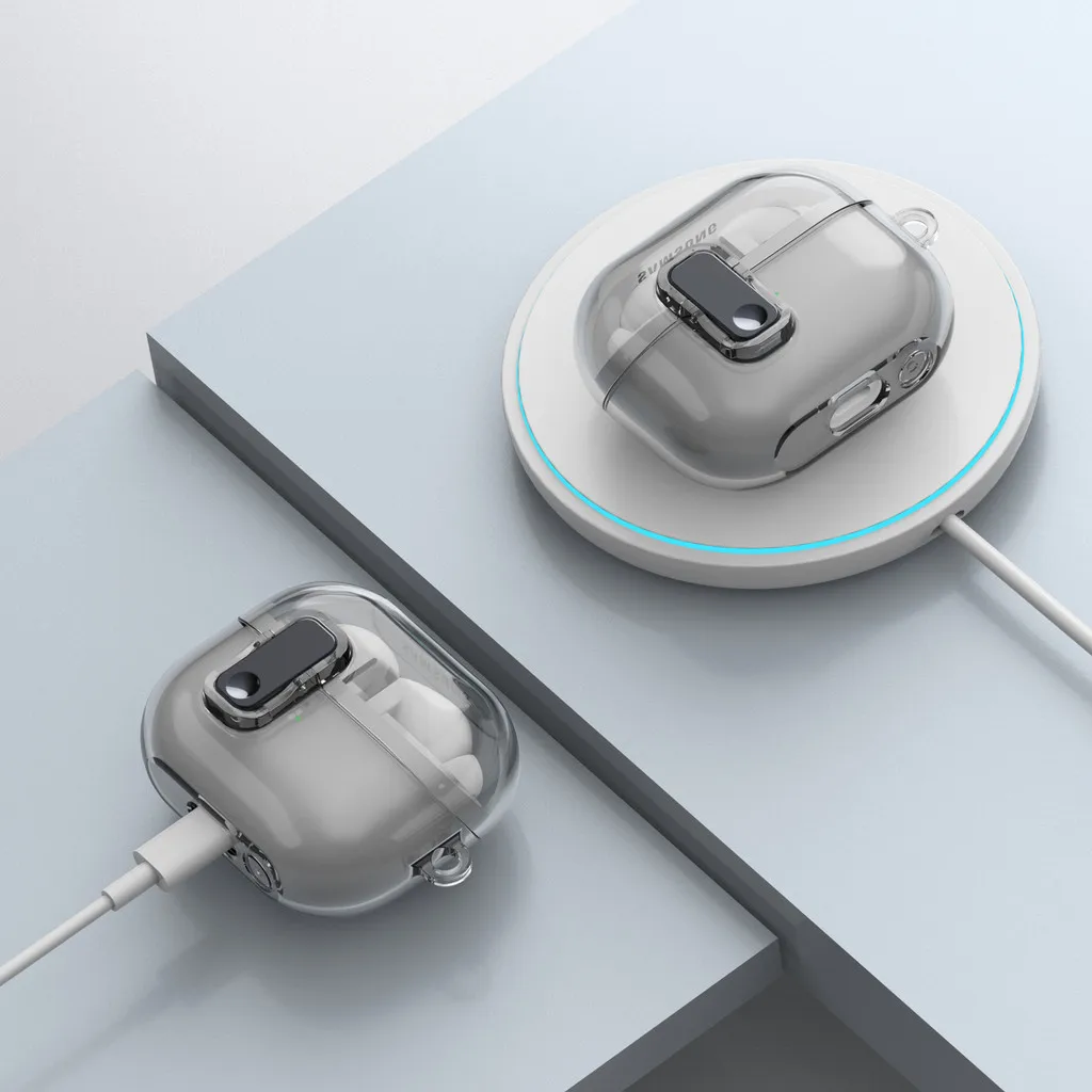 Funda para Samsung Galaxy Buds3 Pro Clear TPU Switch Clip Funda suave Samsung Galaxy Buds3 FE / Galaxy Buds 3 Funda protectora - imagen 5