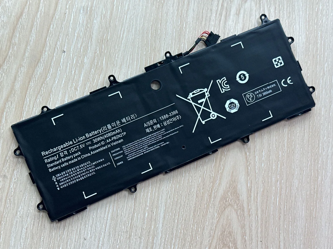 New AA-PBZN2TP Laptop Battery For Samsung NP905S3K 910S3K 905S3G 910S3G 910S3L NP910S3L 905S3L 915s3g XE500T1C 7.5V 30Wh - imagen 4