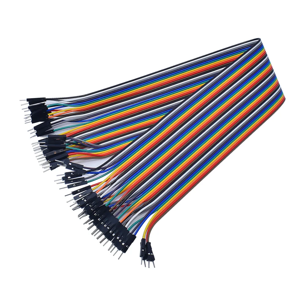 Cable de Cable Dupont de 40 Pines, 15CM, 20CM, 30CM, 40CM, macho a macho + hembra a hembra, para arduino - imagen 4