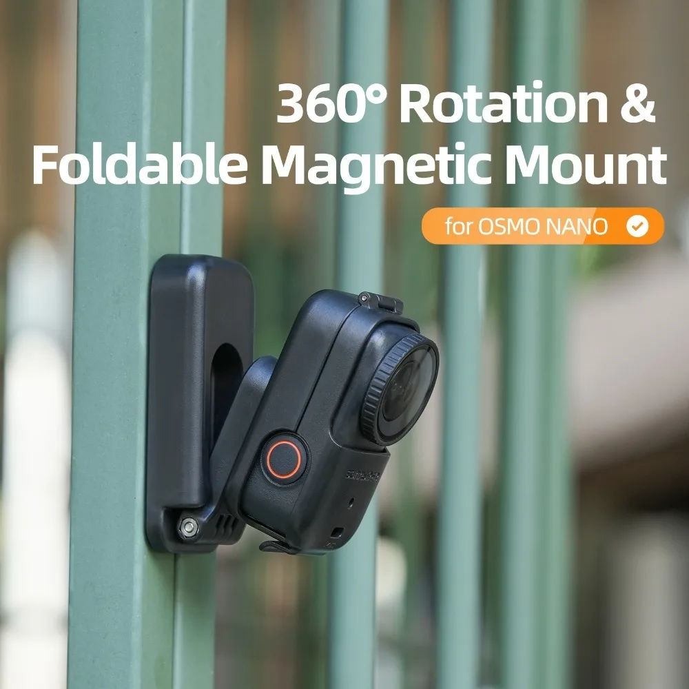 Base de montaje magnética portátil para DJI Osmo Nano, soporte de escritorio plegable con múltiples ángulos, accesorios para Cámara de Acción - imagen 2