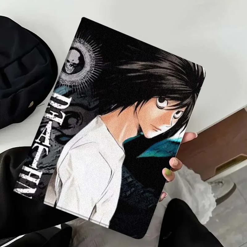 Death Note Anime para iPad Pro Air Mini 1 2 3 4 5 6 7 7th 8th 9th 10th 11th 10,2 9,7 10,5 10,9 11 12,9 funda para tableta - imagen 5
