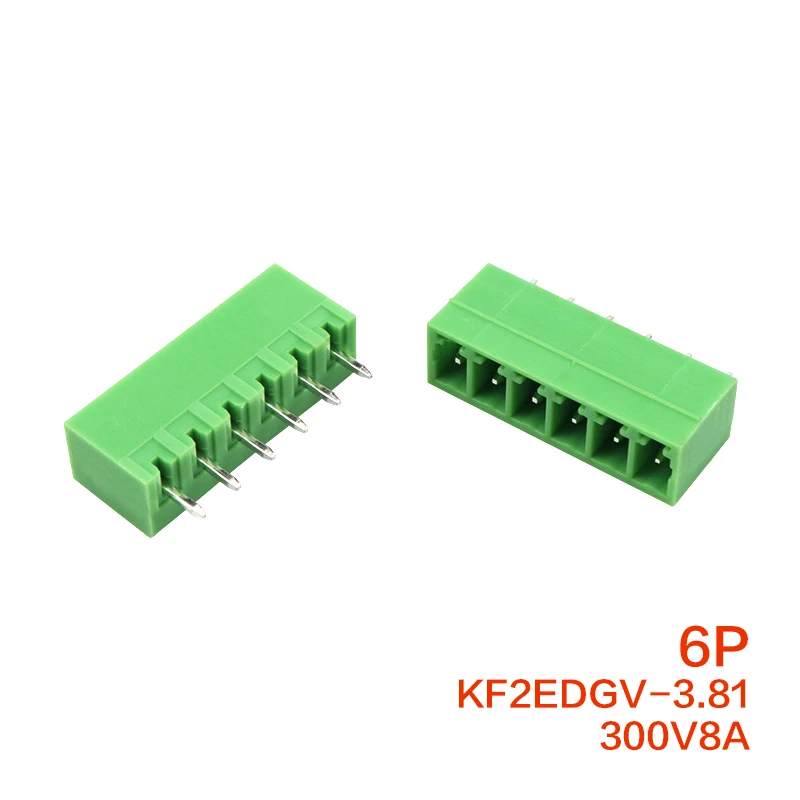 Enchufe de Pin recto KF2EDGV, espaciado de 3,81 MM, 2P, 3P, 4P, 5P, 6P, 7P, 8P, 9P, 10P, 11P, 12P aplicable al enchufe KF2EDGK - imagen 4