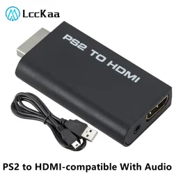 Adaptador PS2 a HDMI con salida de audio 3.5mm