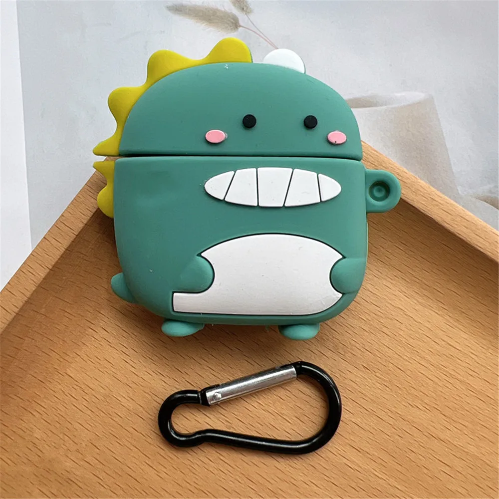 Funda protectora de silicona con dibujos animados 3D Diy para Huawei SE2 SE3, funda protectora para auriculares inalámbricos SE3, funda con gancho - imagen 4