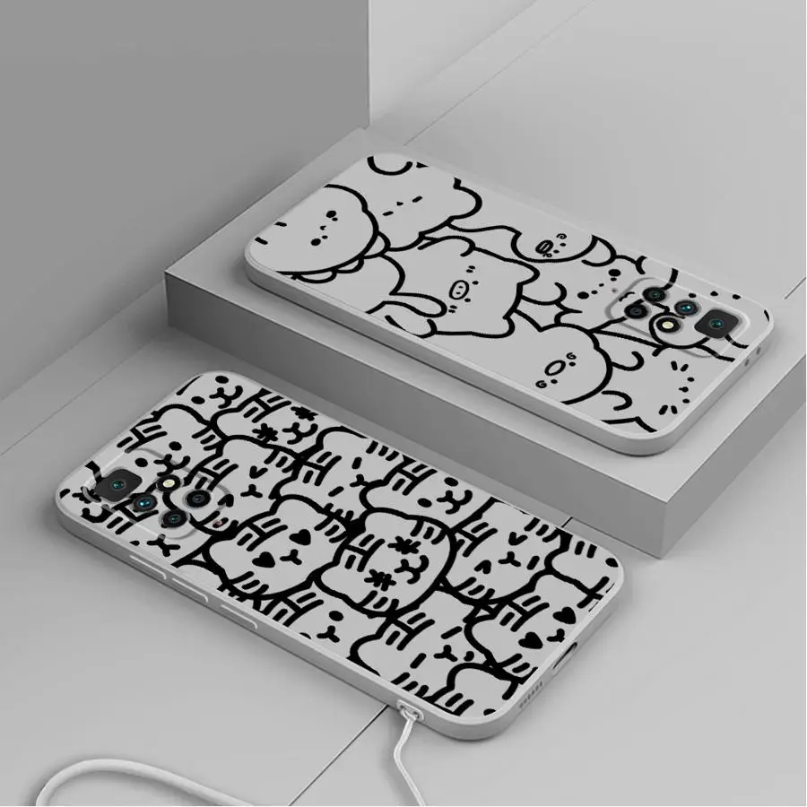 Funda para Xiaomi Redmi 13C K60 K40 14C A3x 9 8 A1 10 12C A2 funda suave lindos animales tigre - imagen 5